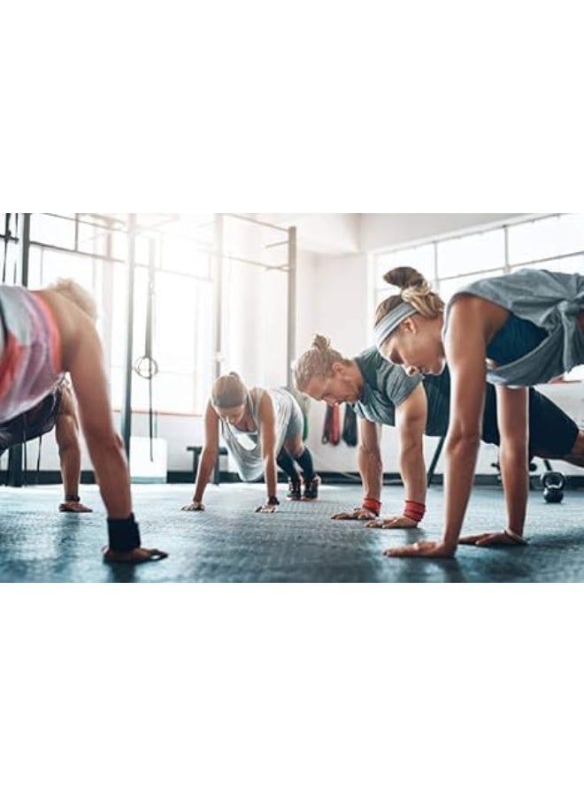 بندانات شعر طقم 3 قطع – أسود، أبيض ونبيتي، قماش ناعم ومرن، مثالية لليوجا والجري والرياضة - Image 2